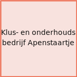 Klus- en onderhouds bedrijf Apenstaartje